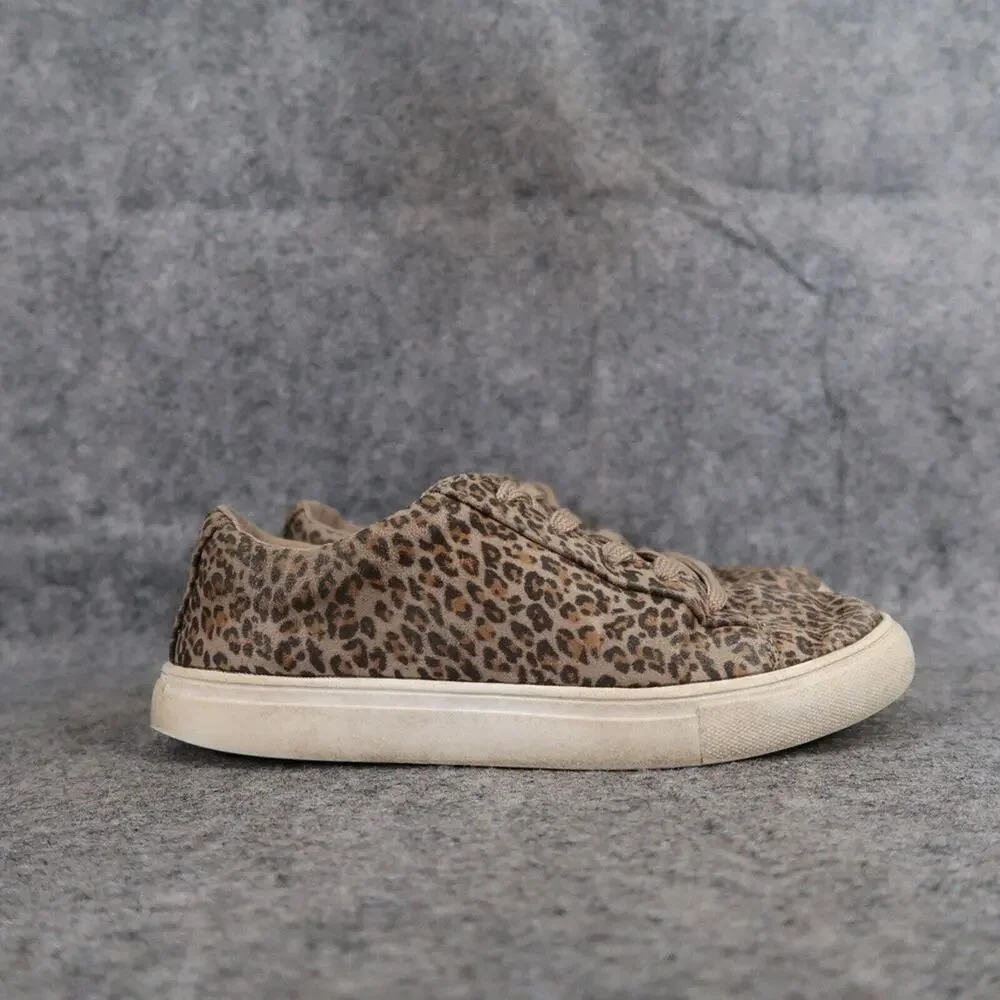 Gap Shoes Kids 1 Sneaker Casual Active Trainer Fashion Leopard Print Girls Brown